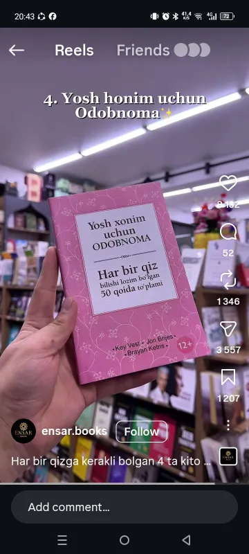 yosh honimlar uchun odobnoma kitobi yosh honimlar uchun odobnoma kitobi