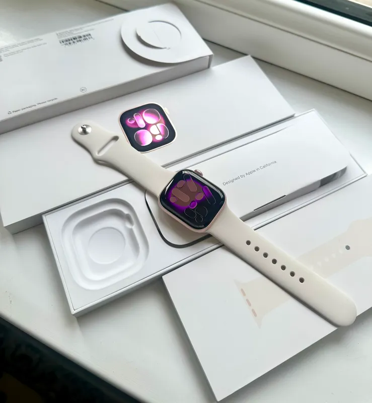 Apple Watch 11 Gold 42mm 100% — фото 3