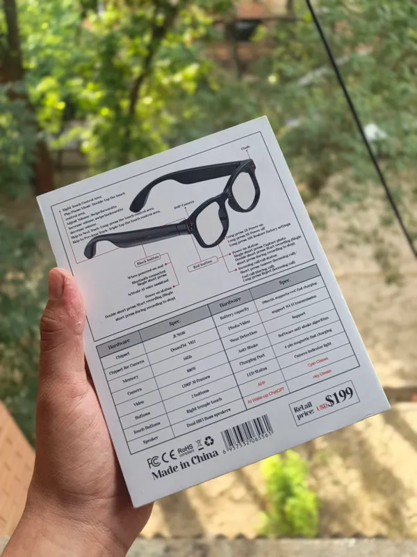 kamerali achki, Ray-Ban meta, achki, koʻzoynak — фото 2