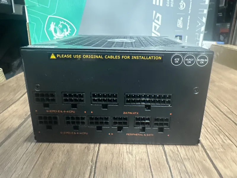 AORUS Gigabyte AP750GM 750W 80+Gold Fully Modular Мощная блок питания — фото 2