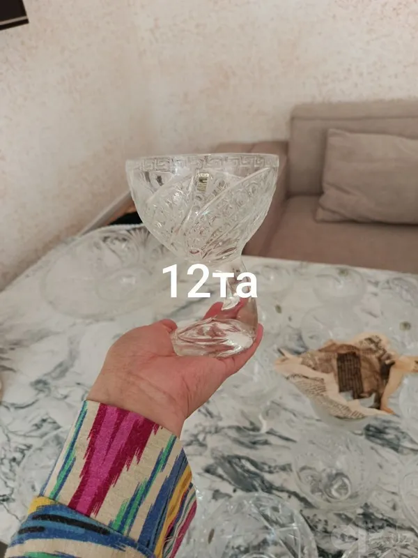 Продаётся хрустальный комплект, срочно, состояние отличное 6 Продаётся хрустальный комплект, срочно, состояние отличное 6