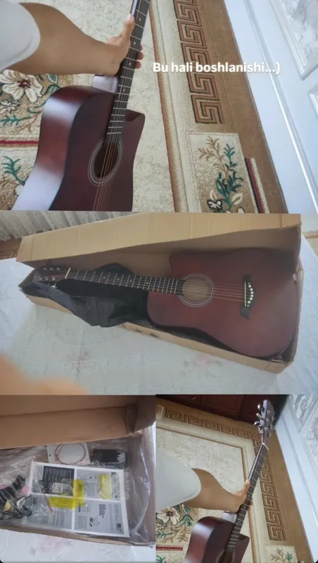 Clasic gitara yangi 2 3 marta ishlatilgan holos xolati chotki 5 Clasic gitara yangi 2 3 marta ishlatilgan holos xolati chotki 5
