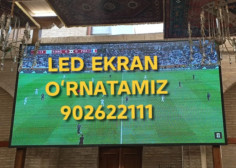 Led ekran o‘rnatamiz 1