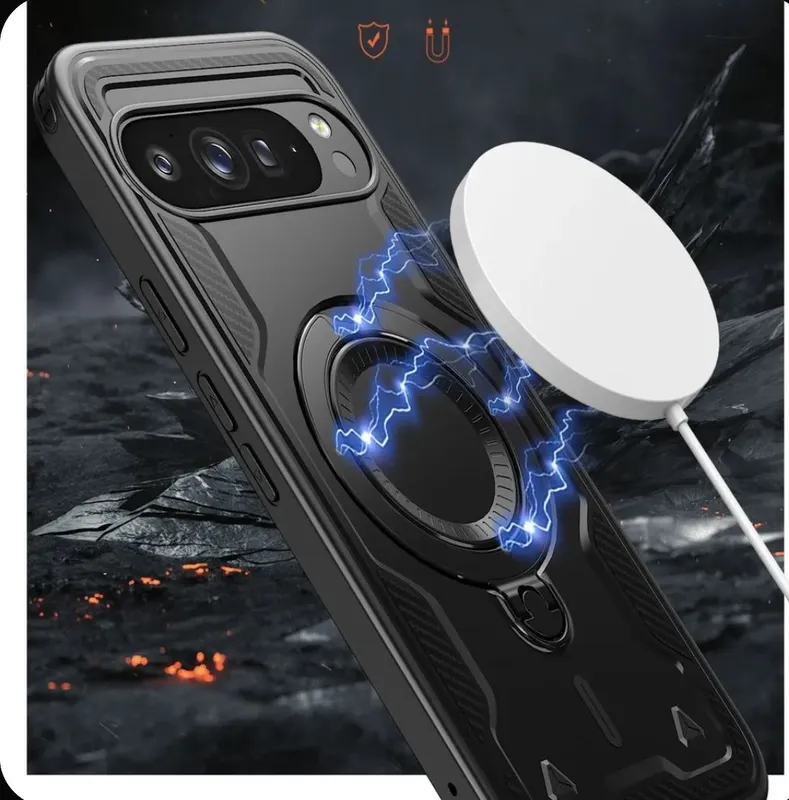Чехол Magneto Case с кольцом для Google Pixel 10 Pro XL (черный) — фото 2