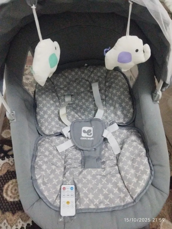 Coolbaby elektron pultli belanchak. 5ta tezlikda — фото 4