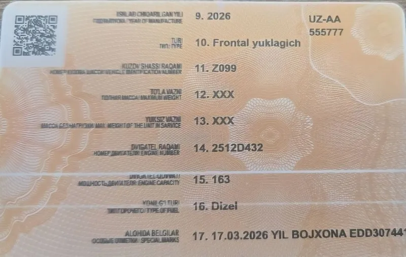 Фронтал йуклагич 2026й 4 Фронтал йуклагич 2026й 4