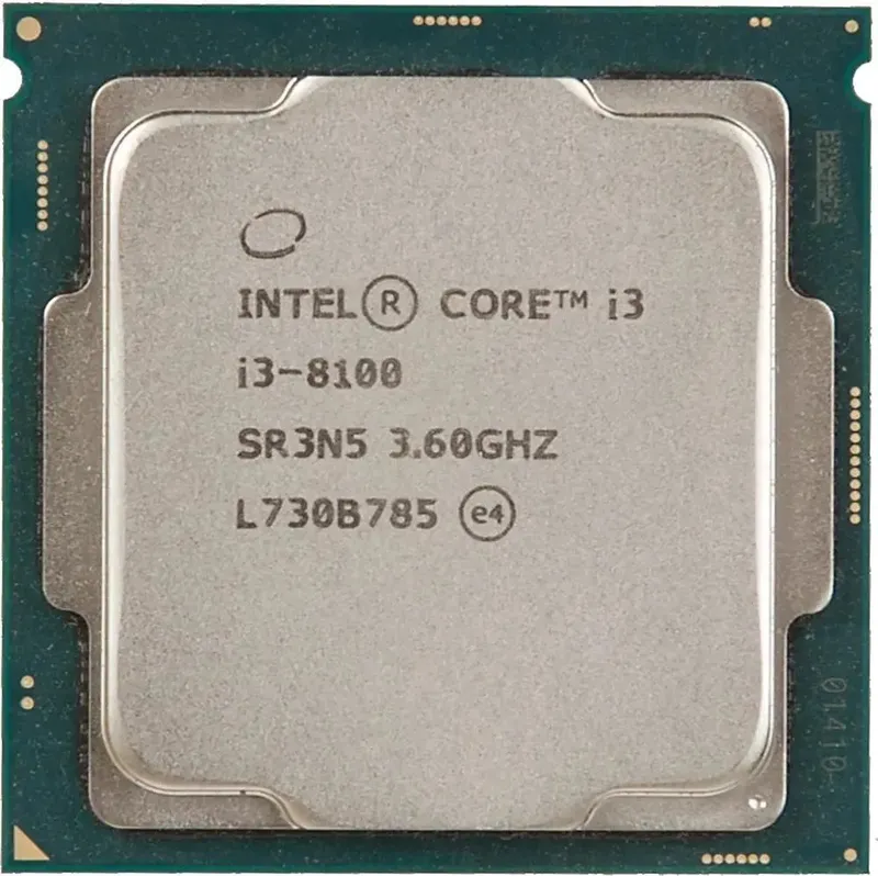 Процессор intel core i3-8100