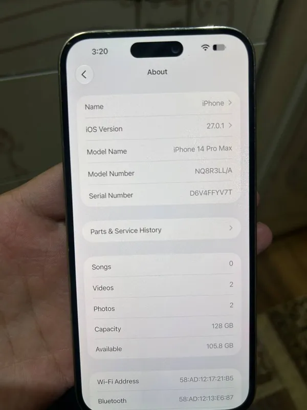 iPhone 14 Pro Max с заблокированной SIM-картой 2