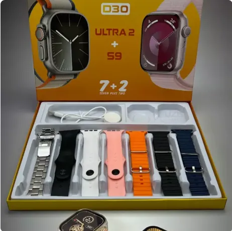 Smartwatch Ultra 2+S9, 2 часов, 7 ремешков 1