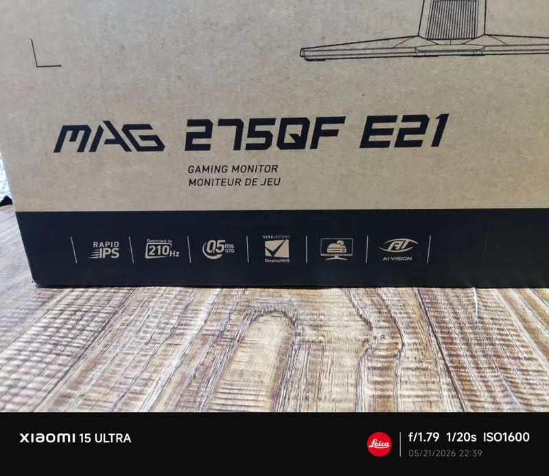 monitor Msi mag 275qf e21 — фото 2