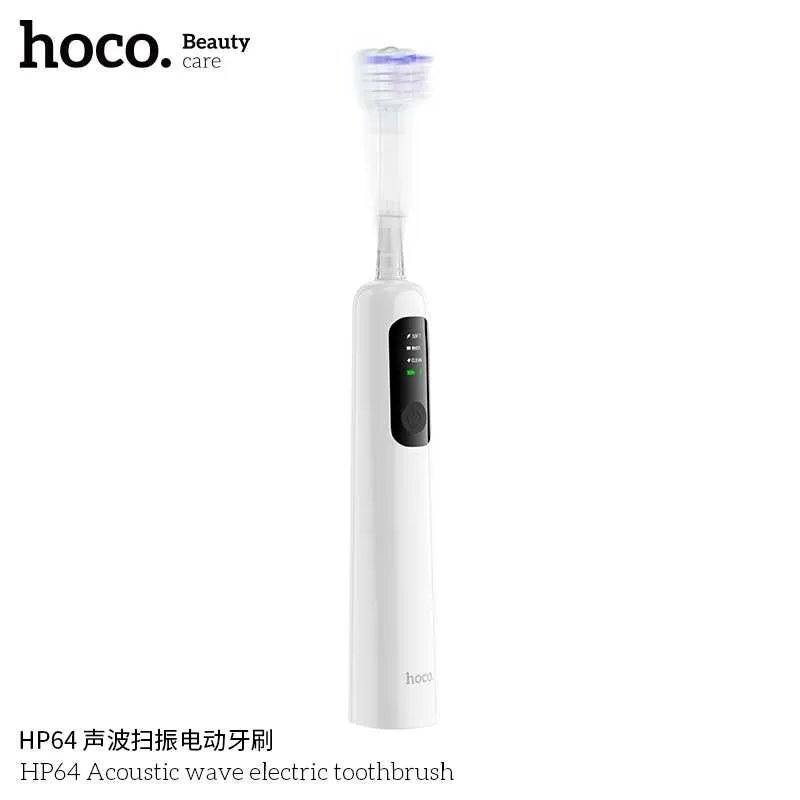 Hoco HP64 Acoustic wave Электрическая зубная щётка звуковая 3 реж IPX7 — фото 3