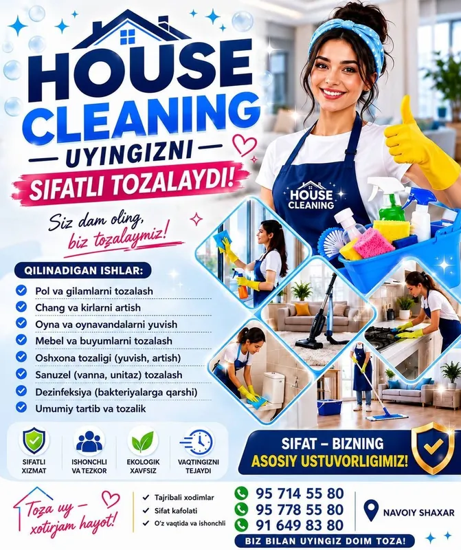 House Cleaning Navoiy 2