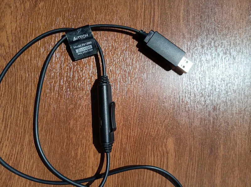 USB-гарнитура A4tech FH100U с микрофоном — фото 1