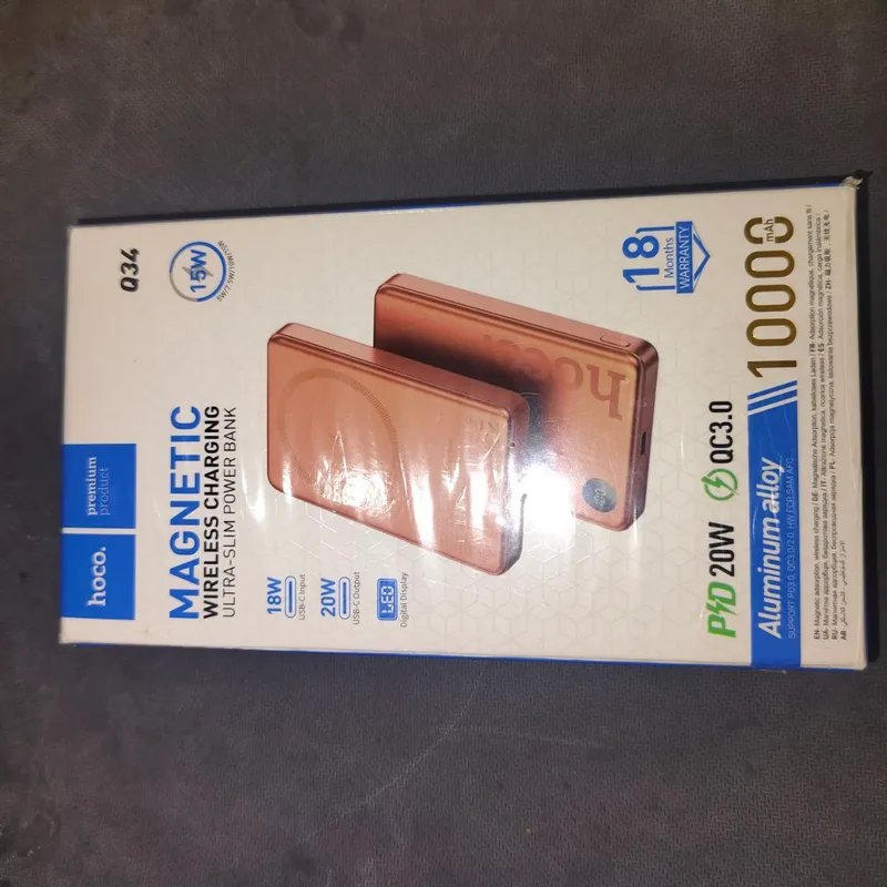 Вн. аккум-р HocoQ26A MagnWireless 10000мАч оранж 4