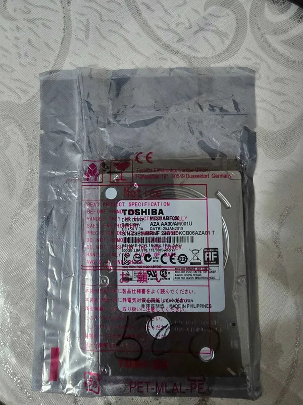 HDD TOSHIBA 500GB (ноутбук); ОЗУ DDR3 4GB 1600MHz; Клавиатура; Мышка