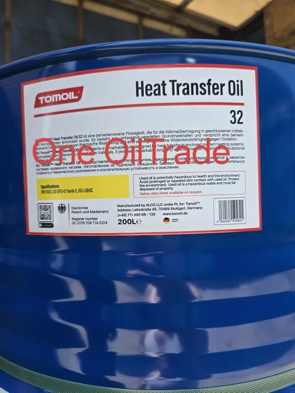 Масло теплоноситель Tomoil Term oil 32 Масло теплоноситель Tomoil Term oil 32