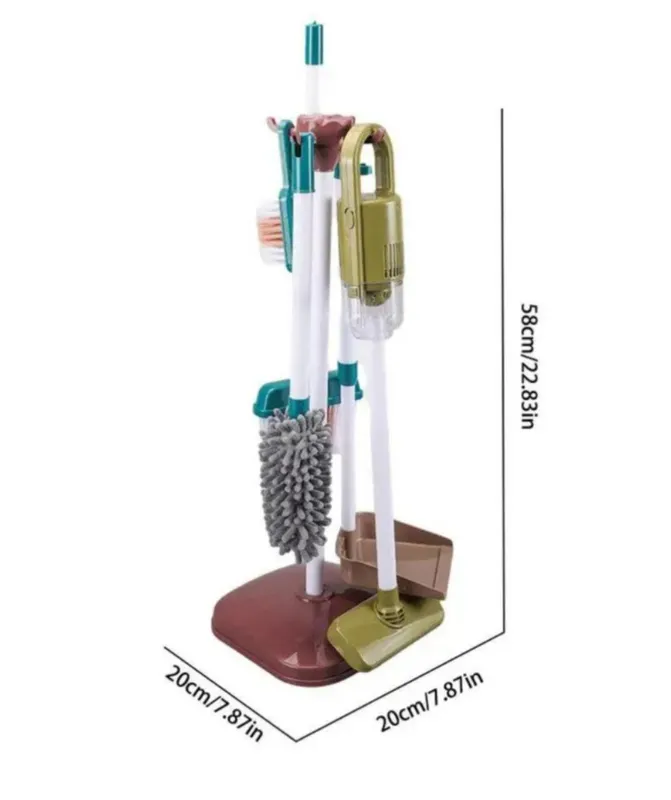 Детский набор для уборки, комплект для ролевых игр — фото 4