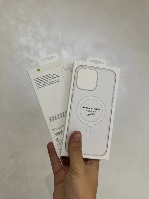 16 pro/16 promax Прозрачный чехол для iPhone 16 Pro, 16 ProMax с MagSa — фото 5