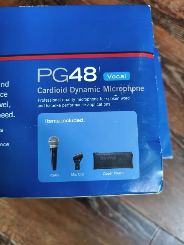 Shure PG48 Cardiod микрофон — фото 1