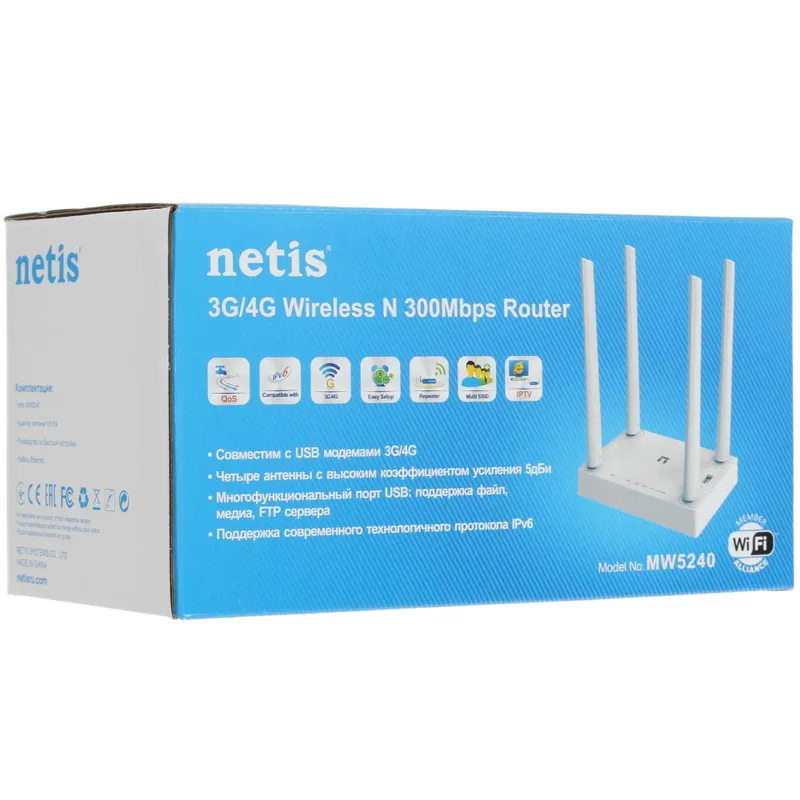 Wi-Fi роутера NETIS MW5240 5