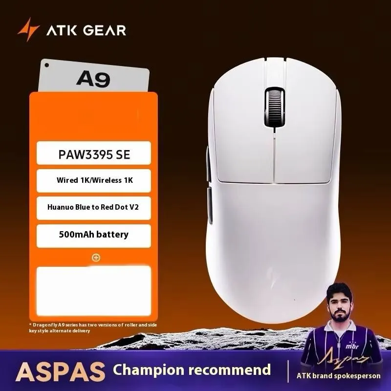 New Mouse ATK A9 White