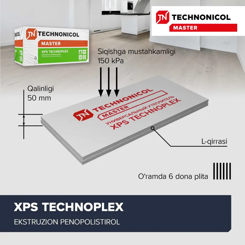 XPS TECHNOPLEX Ekstruzion penopolistirol — фото 5