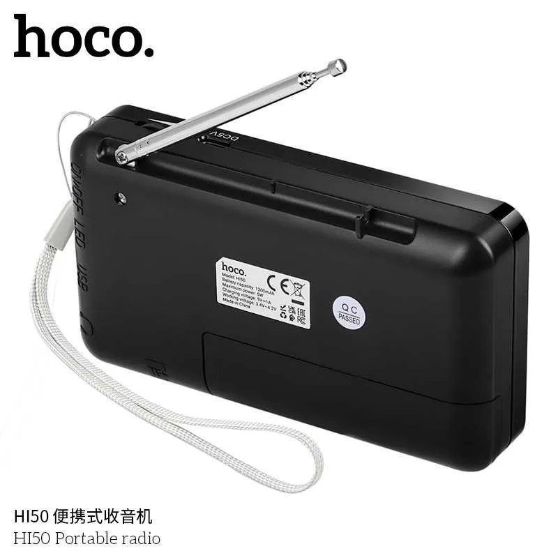Hoco HI50 Беспроводная Портативное FM Радио поддерживает Bluetooth 5.3 — фото 5