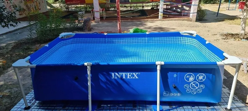 Каркасный бассейн INTEX прямоугольный 260х160х65см, 2282л