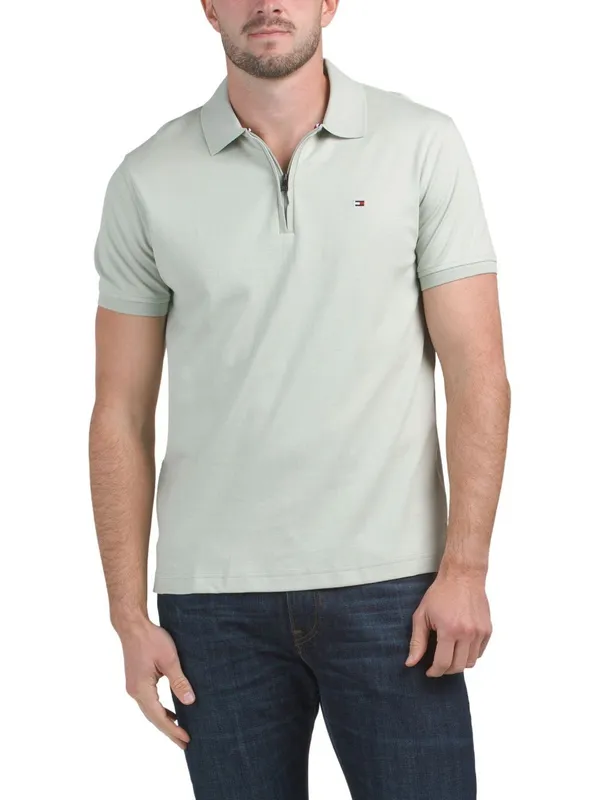 Футболка поло Tommy Hilfiger zip.p-M. 2 Футболка поло Tommy Hilfiger zip.p-M. 2