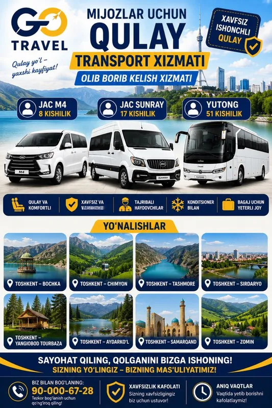 Avtobus va Mikroavtobus xizmati. Аренда автобус Заказ автобус 1