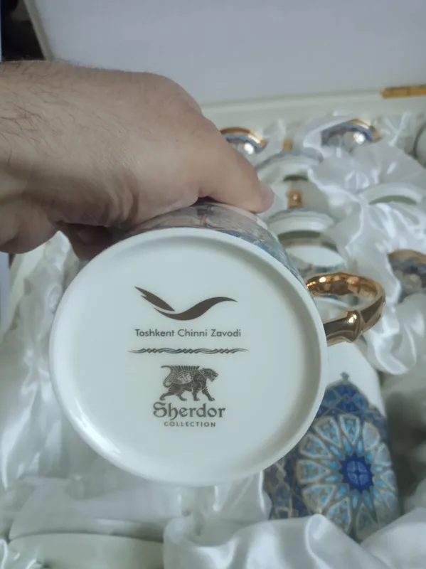 Tilla suvi yugurtirilgan chinni Sherdor collection 2 Tilla suvi yugurtirilgan chinni Sherdor collection 2