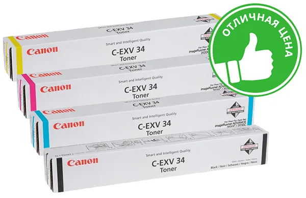 Canon C-EXV 34 C для Canon iRA C22xx (19 000 стр.) — фото 4