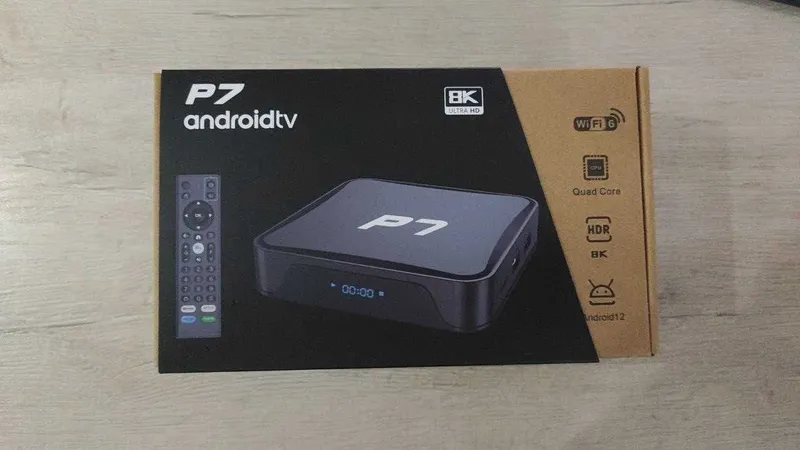 смарт-ТВ приставка P7 Android TV 1 смарт-ТВ приставка P7 Android TV 1