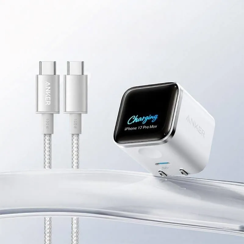 Anker Nano Adapter 45w- Ultra-soft USB-C cable 240W
