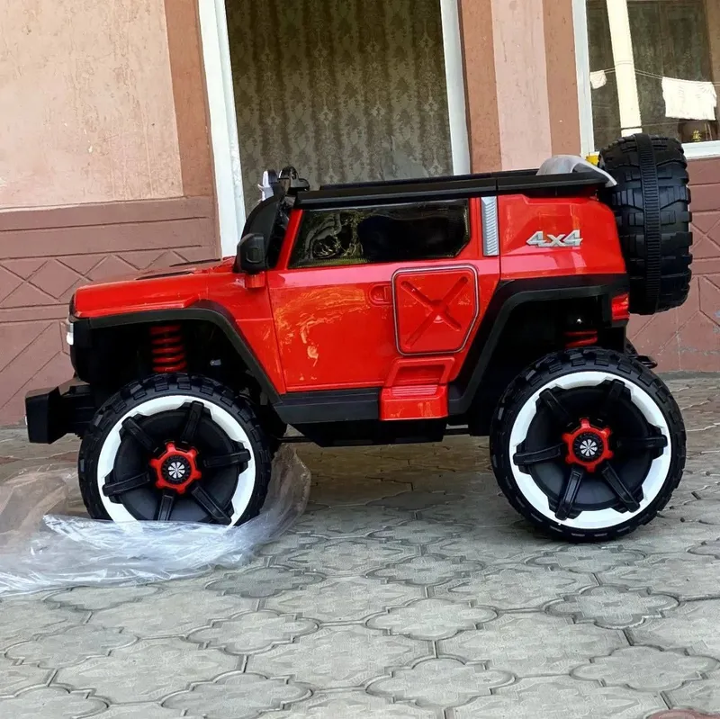 Очень большая детская машинка, мощный электромобиль 4x4 детская машина 4