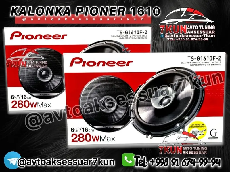 PIONER T-SG1610F-2 avto audio karnay 1