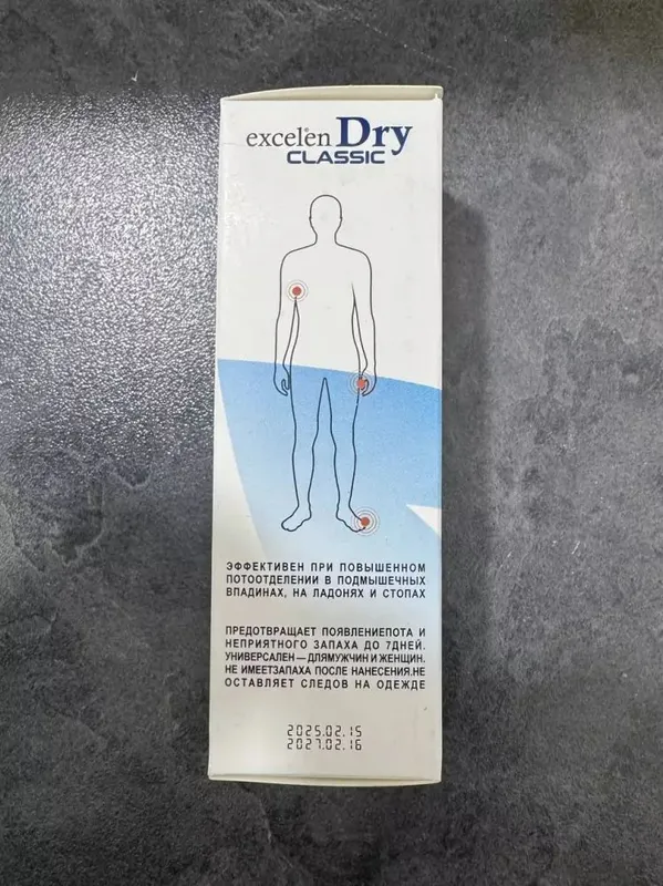 Excelen Dry CLASSIC qõltiq osti hidlanishga qarshi — фото 1