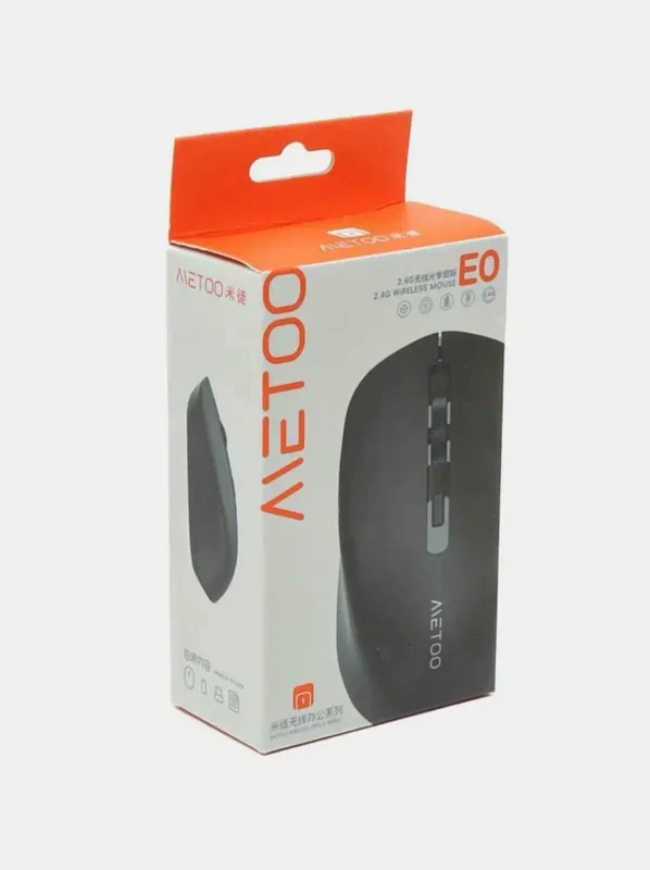 Original METOO EOSE 2.4G Wireless Mouse – noutbuk va PK uchun ideal — фото 5
