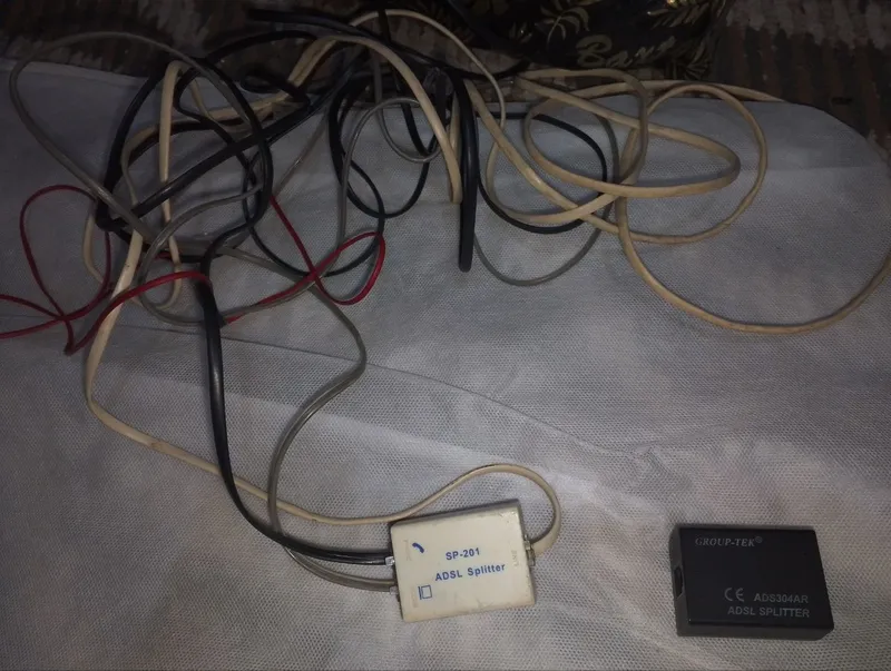 ADSL - VDSL splitter с телефонный кабелям комплект