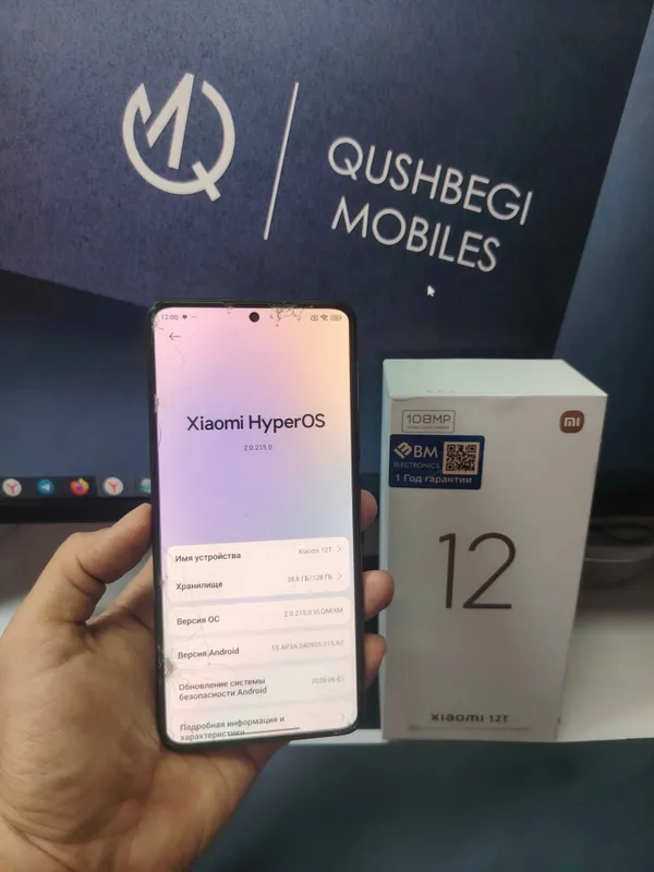 Aybi bor Xiaomi 12T 128gb karobka bor 4 Aybi bor Xiaomi 12T 128gb karobka bor 4