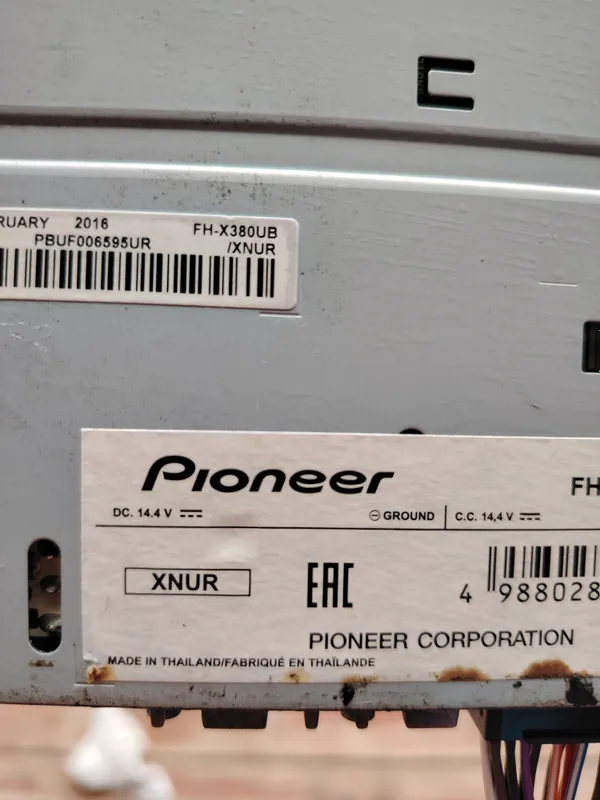 Pioneer FH-X380UB — фото 2