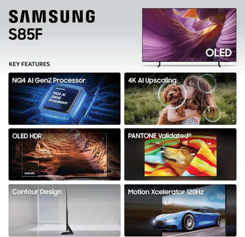 Телевизор Samsung QD OLED 65S85F 65” Samsung 65S90F (2025) — фото 4