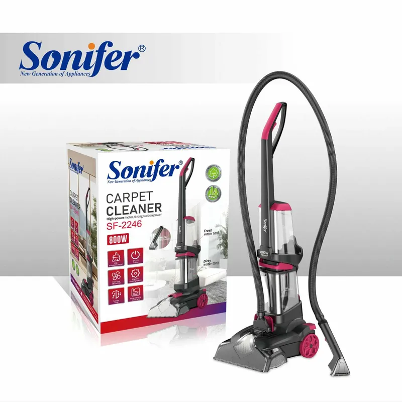 Моющий вертикальный пылесос, 800w, Sonifer SF-2246, Емкость 2.1L, 1,6L Моющий вертикальный пылесос, 800w, Sonifer SF-2246, Емкость 2.1L, 1,6L
