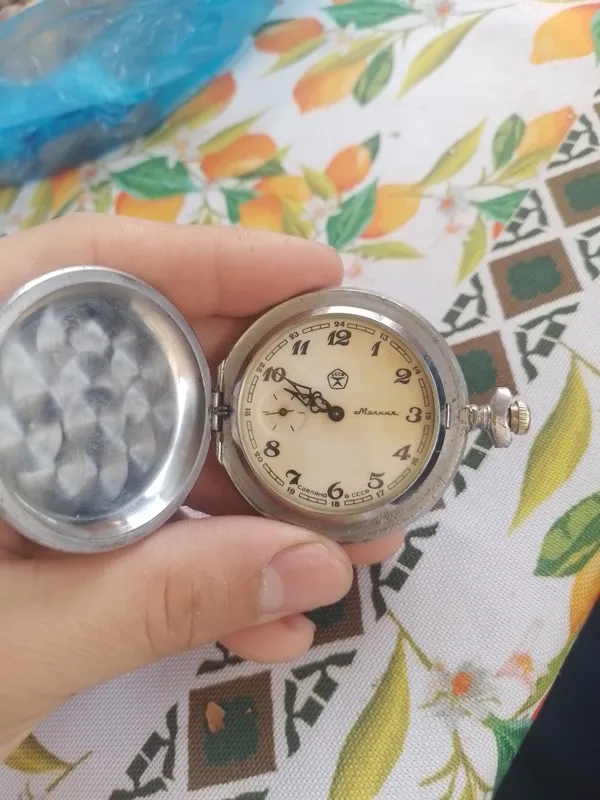 original sovet davri mexanik cho‘ntak soati Molniya — фото 3