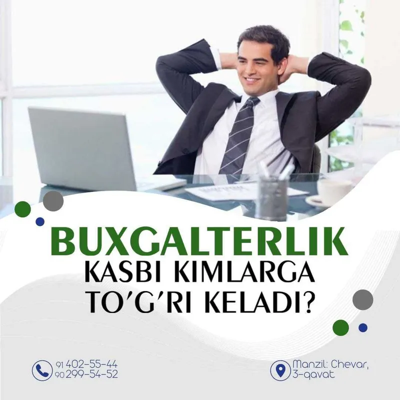 Kafolatli Buxgalteriya kurslari 2