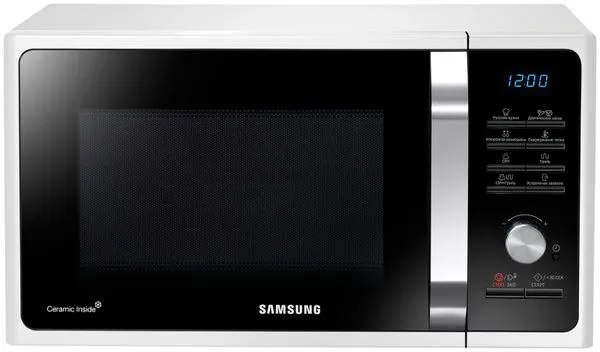 Samsung MG23F301TQW/BW Микроволновая печь, 23л, 800Вт, белый 1 Samsung MG23F301TQW/BW Микроволновая печь, 23л, 800Вт, белый 1