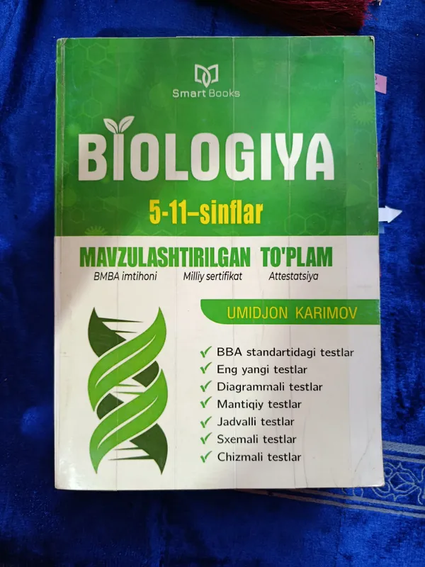 kimyo va biologiya kitoblari