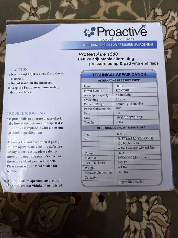 Противопролежневый матрас Proactive Protekt Aire 1500 — фото 1