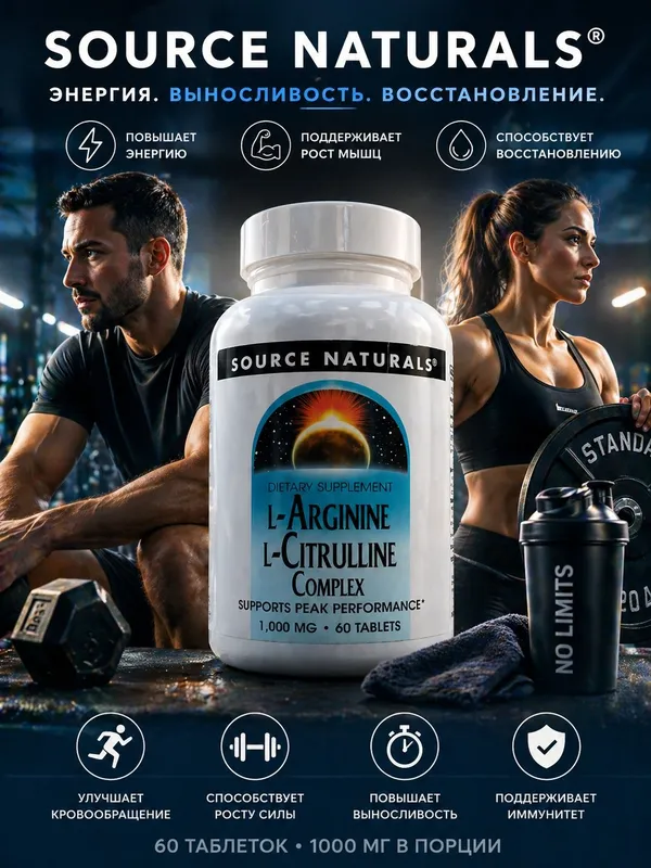 Комплекс L-аргинин и L-цитруллин,L-arginine L-citr
