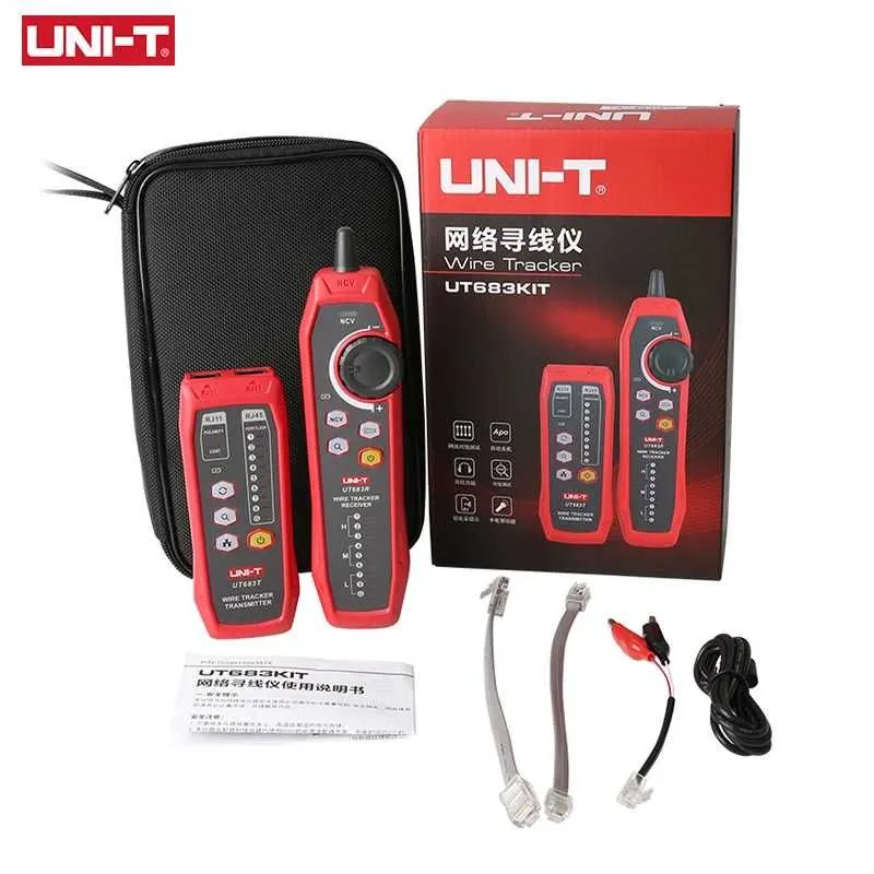 Тестер кабеля UNI-T UT683KIT / Kabel testeri UNI-T UT683KIT 1